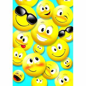 Klappkarte Smileys