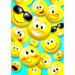 Klappkarte Smileys