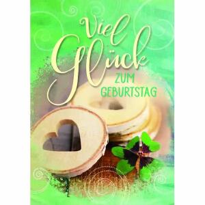 Geburtstagskarte Holz  Herz