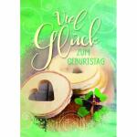 Geburtstagskarte Holz  Herz