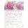 Geburtstagskarte Blumen  rosa