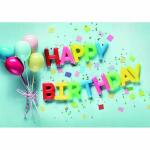 Geburtstagskarte Kerzen  Happy Birthday