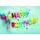 Geburtstagskarte Kerzen  Happy Birthday