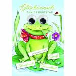 Geburtstagskarte Frosch