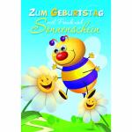Geburtstagskarte Kinder  Biene