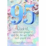 Zahlenkarte  95. Geburtstag