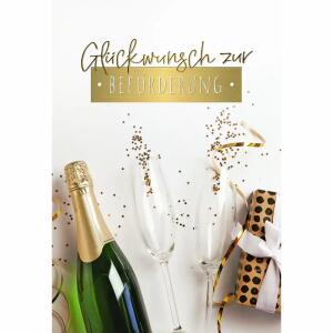 Glückwunschkarte  Beförderung