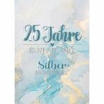 Einladungskarten  Silberhochzeit 5er
