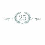 Tischkarten  Silberhochzeit 6er