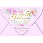 Geldscheinkarte  Goldhochzeit Innendruck