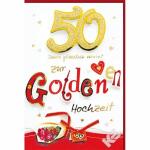 Glückwunschkarte  Goldhochzeit