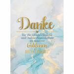 Danksagungskarten  Goldhochzeit 5er