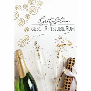 Glückwunschkarte  Geschäftsjubiläum