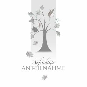 Trauerkarte Baum