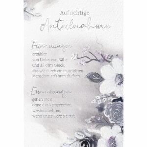 Trauerkarte Blumen 4016723811775