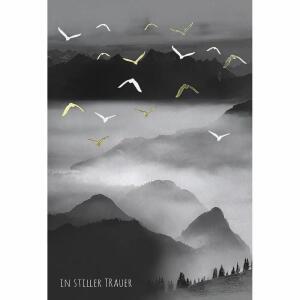 Trauerkarte Vögel