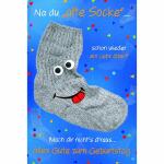 Geburtstagskarte Socke