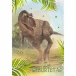 Geburtstagskarte Kinder  Dino