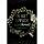 Geburtstagskarte black Kranz 4016723826663