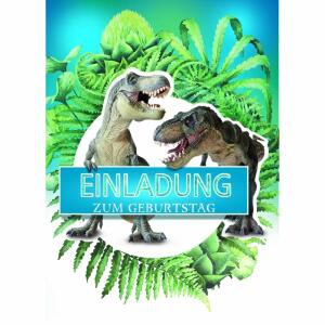 Einladungskarten Kinder  Dinos