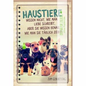 Geburtstagskarte Tiere