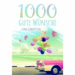Geburtstagskarte Auto mit  Ballons Glittereffekt