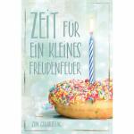 Geburtstagskarte Donut  mit Kerze