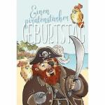 Geburtstagskarte Kinder  Piraten