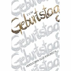 Geburtstagskarte Schrift