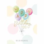 Geburtstagskarte Ballons