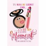 Geburtstagskarte Make Up