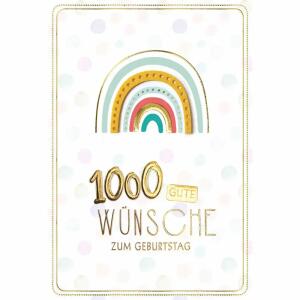 Geburtstagskarte Regenbogen 4016723859296