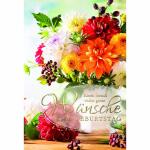 Geburtstagskarte  Blumenstrauß