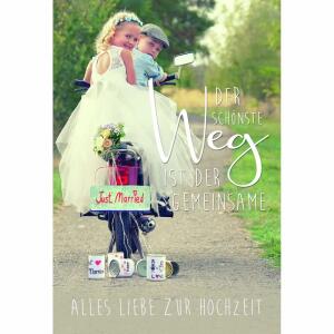 Glückwunschkarte Hochzeit  Kinder
