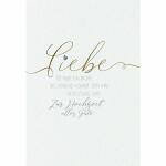 Glückwunschkarte Hochzeit  Schrift