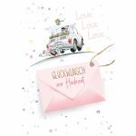 Geldscheinkarte Hochzeit  Auto