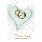 Glückwunschkarte Hochzeit  Ringe