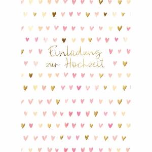 Einladungskarten Hochzeit  5er