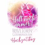 Glückwunschkarte  Hochzeitstag Schloss