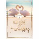 Glückwunschkarte  Hochzeitstag Drehzahlen