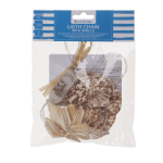 OOTB Lichterkette Muscheln mit 9 warmweißen LED