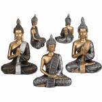 Deko-Figur Buddha sitzend  19,5x14 cm 3fach sortiert, Out...