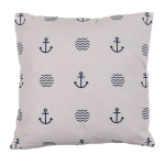 OOTB Weißes Deko-Kissen Modern Maritime