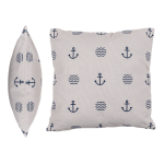 Weißes Deko-Kissen, Modern Maritime,...