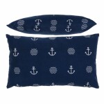 Kissen Modern Maritime  30x50cm blau, mit...