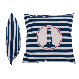 OOTB Deko-Kissen mit Leuchtturm Traditional Maritime