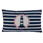 Deko-Kissen mit Leuchtturm, Maritime, Reissverschluss,...