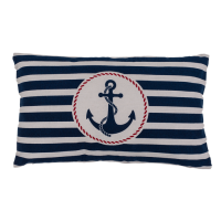 Deko-Kissen mit Anker, Traditional Maritime,