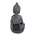 OOTB Polyresin Solar Buddha Figur mit Krakelee Glas