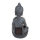 OOTB Polyresin Solar Buddha Figur mit Krakelee Glas
